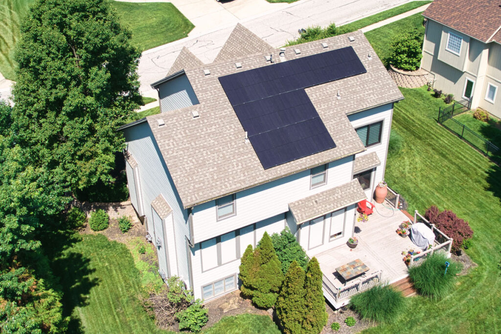 Kansas City Residential Solar Installation by Good Energy Solutions
